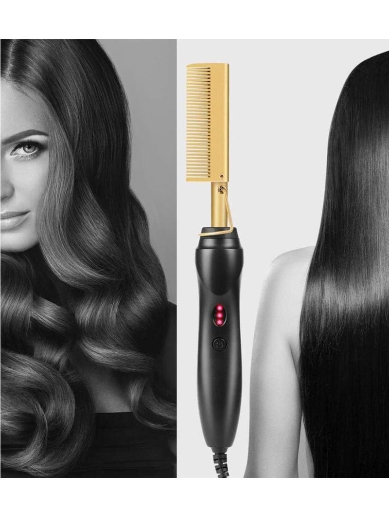XiuWoo Heating Comb Hot Hair Straightener Multicolour - Image 5