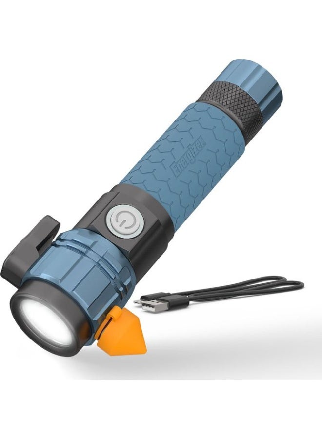 Energizer Metal Rechargeable Flashlight 500 Lumens – Durable LED Torch with Bright Illumination and Long-Lasting Battery for Emergency and Daily Use - Image 2