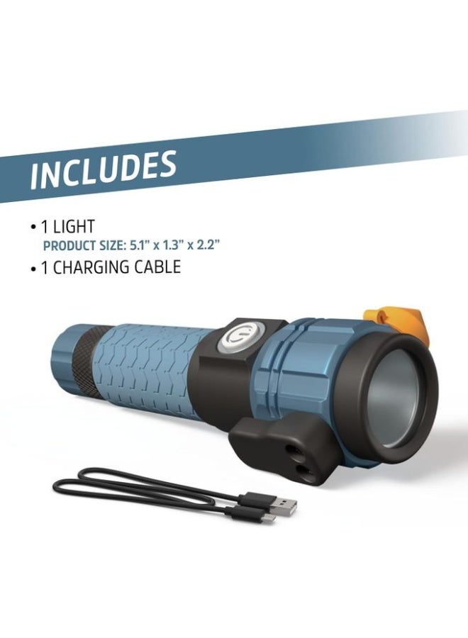 Energizer Metal Rechargeable Flashlight 500 Lumens – Durable LED Torch with Bright Illumination and Long-Lasting Battery for Emergency and Daily Use - Image 3