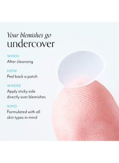 BLISS Bliss Clear Genius Blemish Patches - Salicylic Acid & Zinc for Fast Relief & Prevention, Clarifying Spot Treatment - 1 Pack  - Image 5