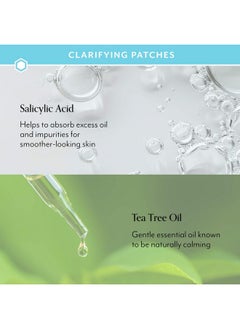 BLISS Bliss Clear Genius Blemish Patches - Salicylic Acid & Zinc for Fast Relief & Prevention, Clarifying Spot Treatment - 1 Pack  - Image 4