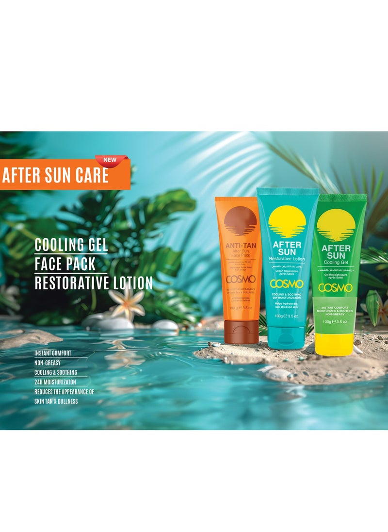 COSMO Cosmo Anti Tan After Sun Face Pack 100g for Men and Women  - Image 2