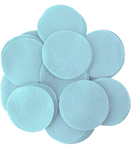 Playfully Ever After Light Blue Craft Felt Circles (2 Inch - 44pc) - Image 1