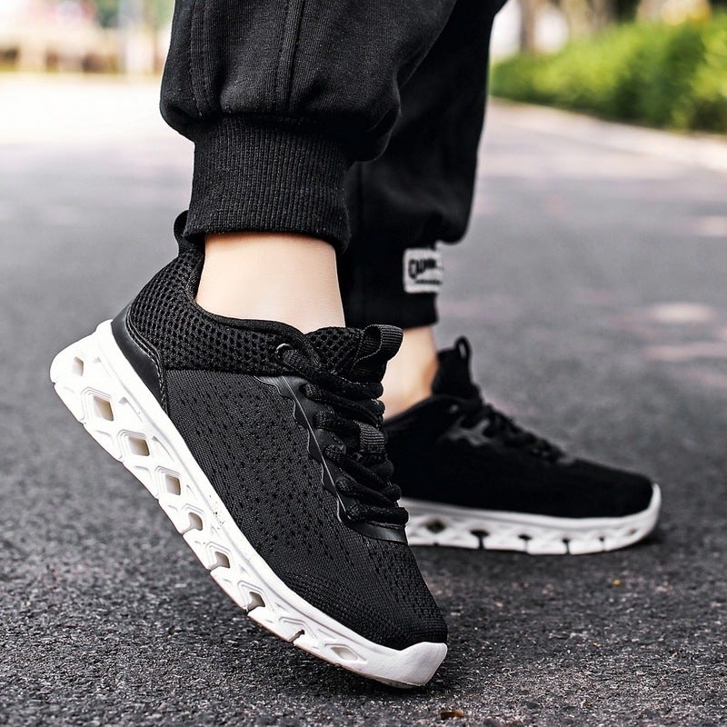 [28-50 Yards] Fly Mesh Shoes Sneaker Running Shoes Summer Breathable Shoes - Image 5