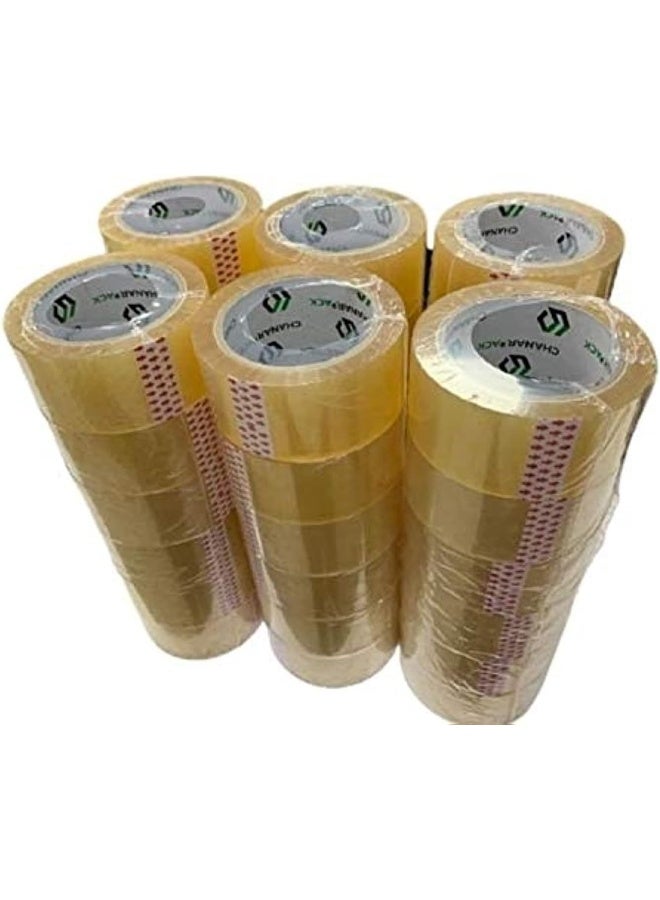 Generic Chanar Pack Carton Sealing Tape Clear 100Y X 36 Pieces  - Image 1