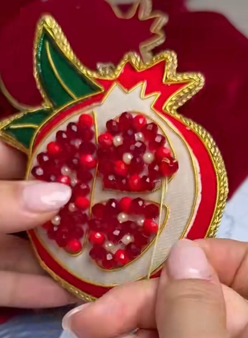 Baci milano Christmas Decoration FABRIC HANDMADE ORNAMENTS BOOT - Image 4