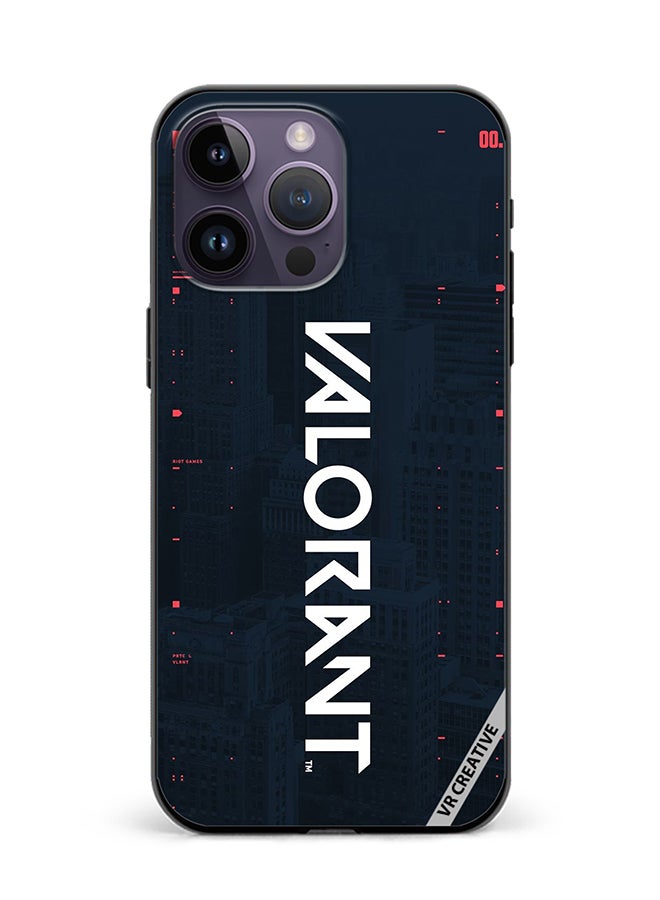 VR CREATIVE Protective Case Cover For Apple iPhone 16 Pro Max Valorant Design Multicolour