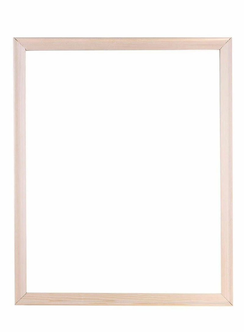 Wooden Frame Canvas Stretcher Bars for DIY Canvas Oil Painting Diamond Painting Craft Wall Art Canvas Prints Paintings Pictures Frames Kit 40 x 50 cm - Image 1
