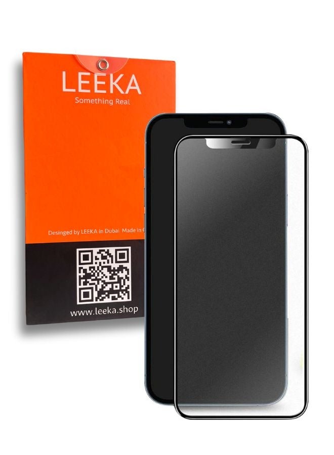 LEEKA iPhone 12 Pro Screen Protector with HD view Bubble Free, Anti-Drop and Anti-scratch Ultra Clear full screen anti finger print protection with free Easy Installation kit and wipes tempered glass - Image 1