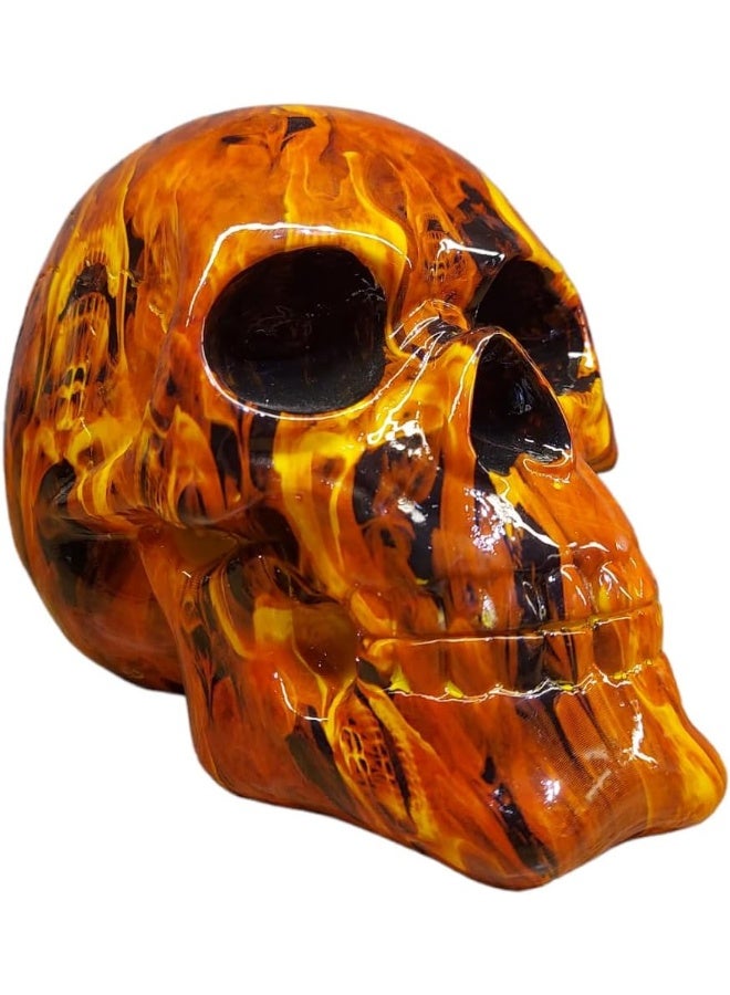 Skull Figurine Home Decor Resin Skull Head Statue - Image 1