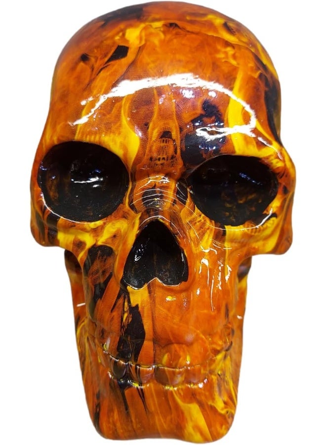 Skull Figurine Home Decor Resin Skull Head Statue - Image 4