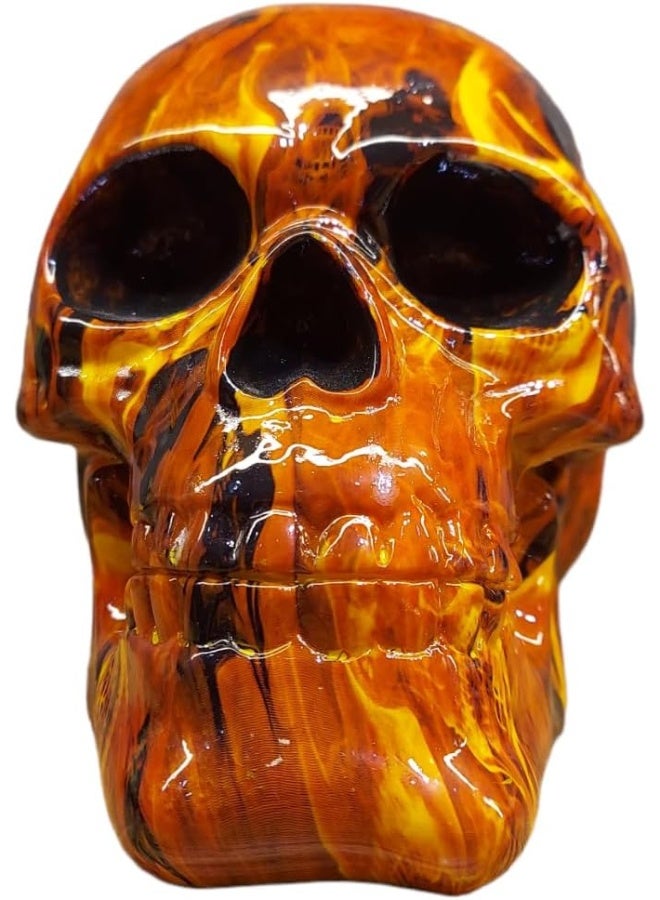 Skull Figurine Home Decor Resin Skull Head Statue - Image 3