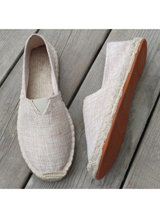 Vintage Trendy Breathable Canvas Shoes - Men's Summer Fisherman Sandals