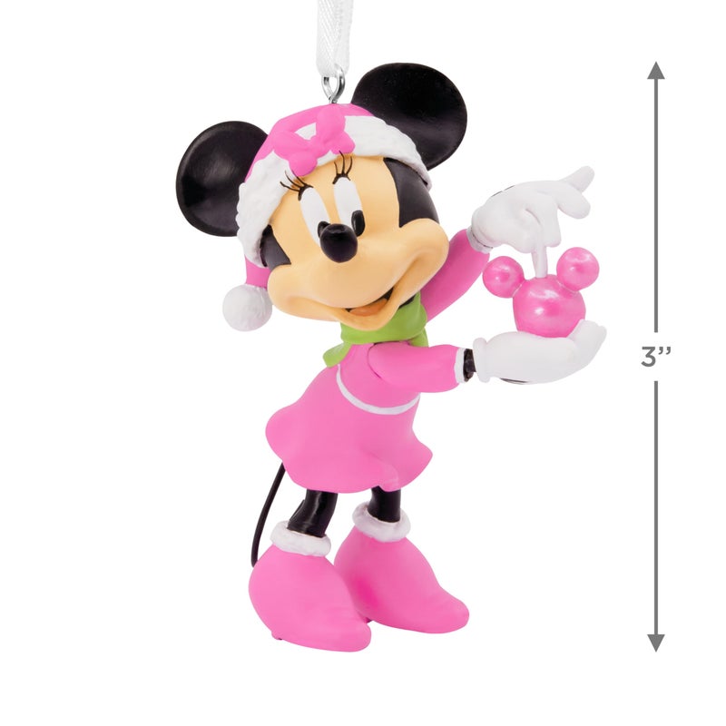 Hallmark Disney Minnie Mouse Holding Ornament Christmas Ornament - Image 4