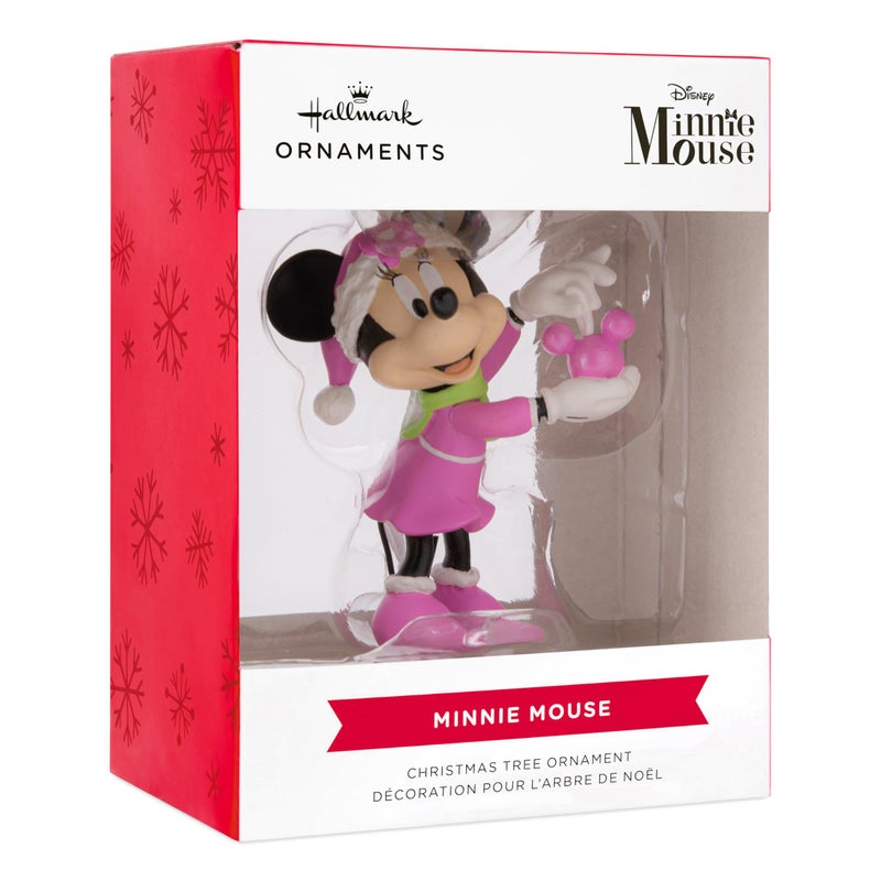 Hallmark Disney Minnie Mouse Holding Ornament Christmas Ornament - Image 3