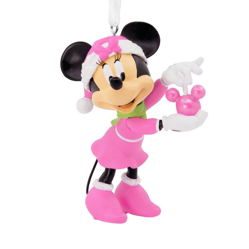 Hallmark Disney Minnie Mouse Holding Ornament Christmas Ornament - Image 1