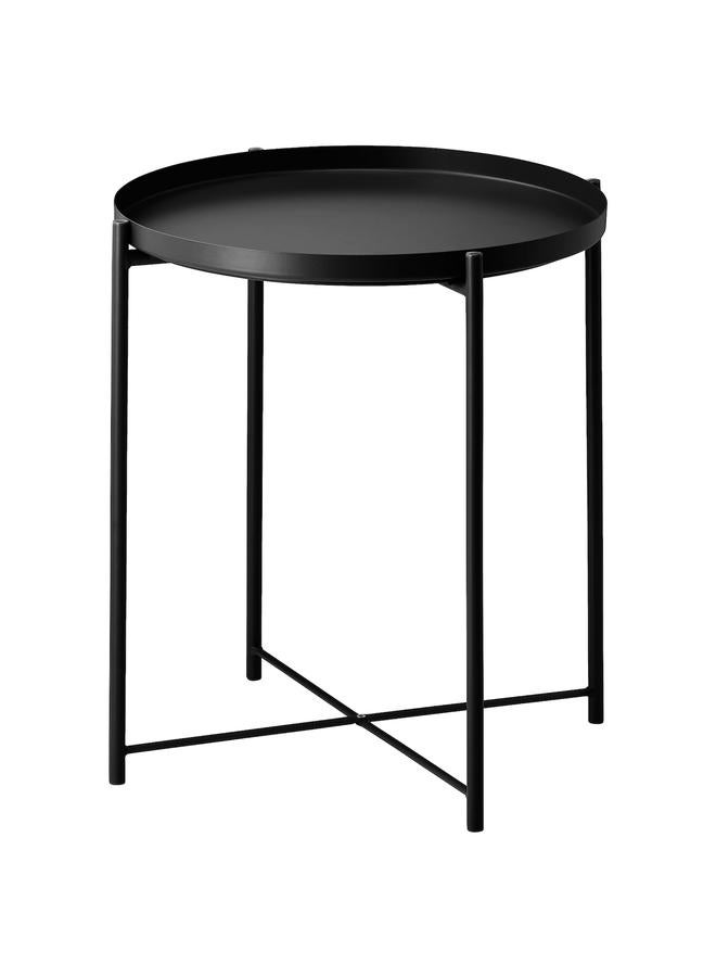 Zaboon Tray table, black, 45x53 cm - Image 1
