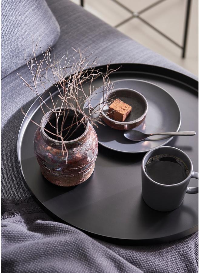 Zaboon Tray table, black, 45x53 cm - Image 5