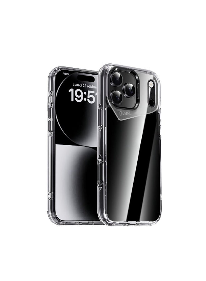جيرفور غطاء حماية شفاف فائق الجودة لهاتف Apple iPhone 17 Pro 5G 2025 Gear4 Premium Protection Series Crystal Palace D3O Crystalex Drop Protection (MCTPTN) - شفاف - Image 1