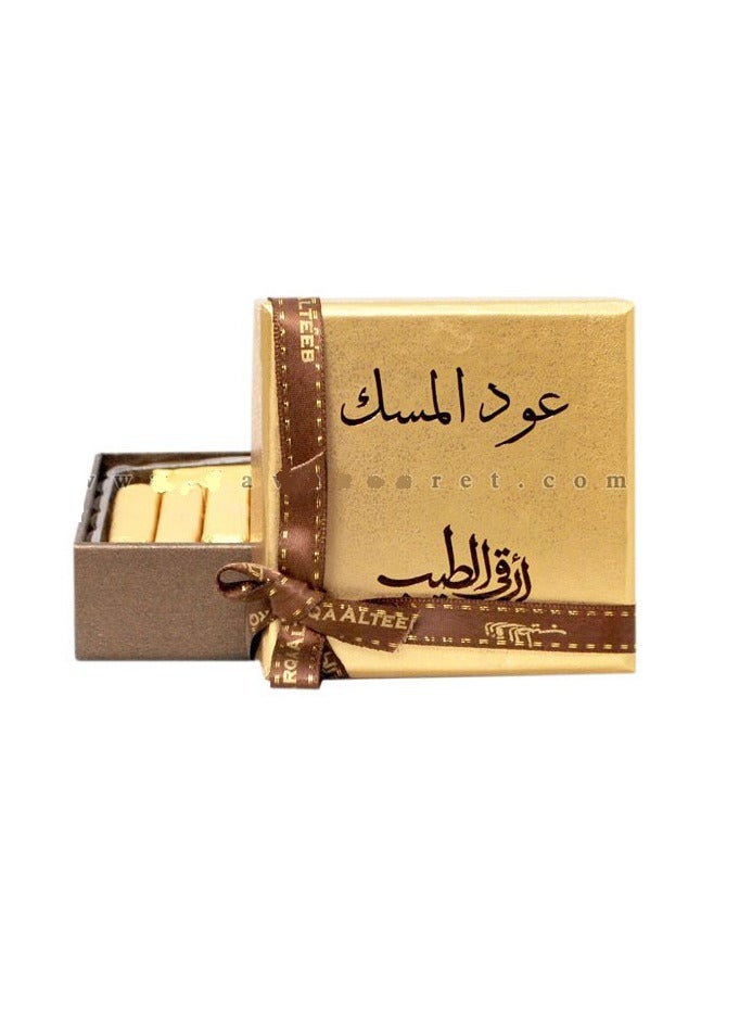 ارقي الطيب بخور عود المسك _ بخور ذاتي الاشتعال - 7 أصابع  40 جرام - Image 1