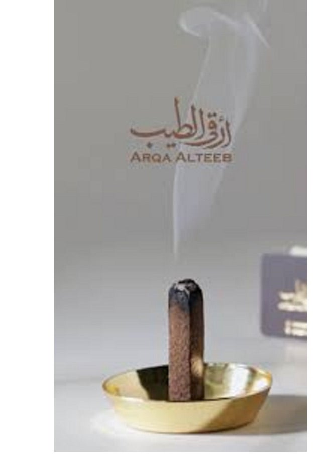 ارقي الطيب بخور عود المسك _ بخور ذاتي الاشتعال - 7 أصابع  40 جرام - Image 2