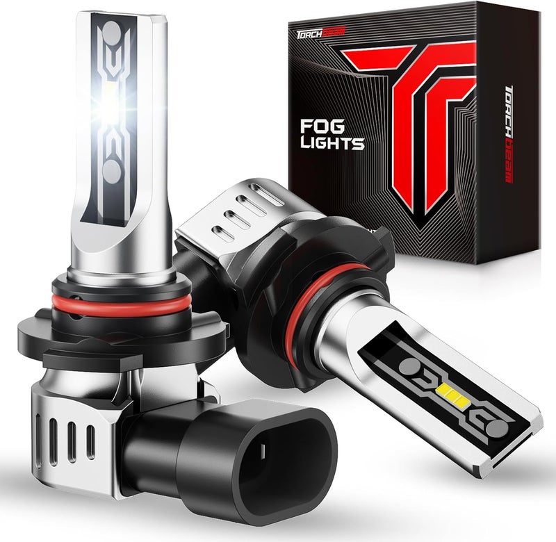 Torchbeam H10/9145 LED Fog Light Bulbs, 12000Lumens Upgrade, 600% Brightness H10 LED Fog Lights, 1:1 Replacement For Cars,Trucks,and SUVs,3-Minute Quick Installation,Pack of 2 - Image 1
