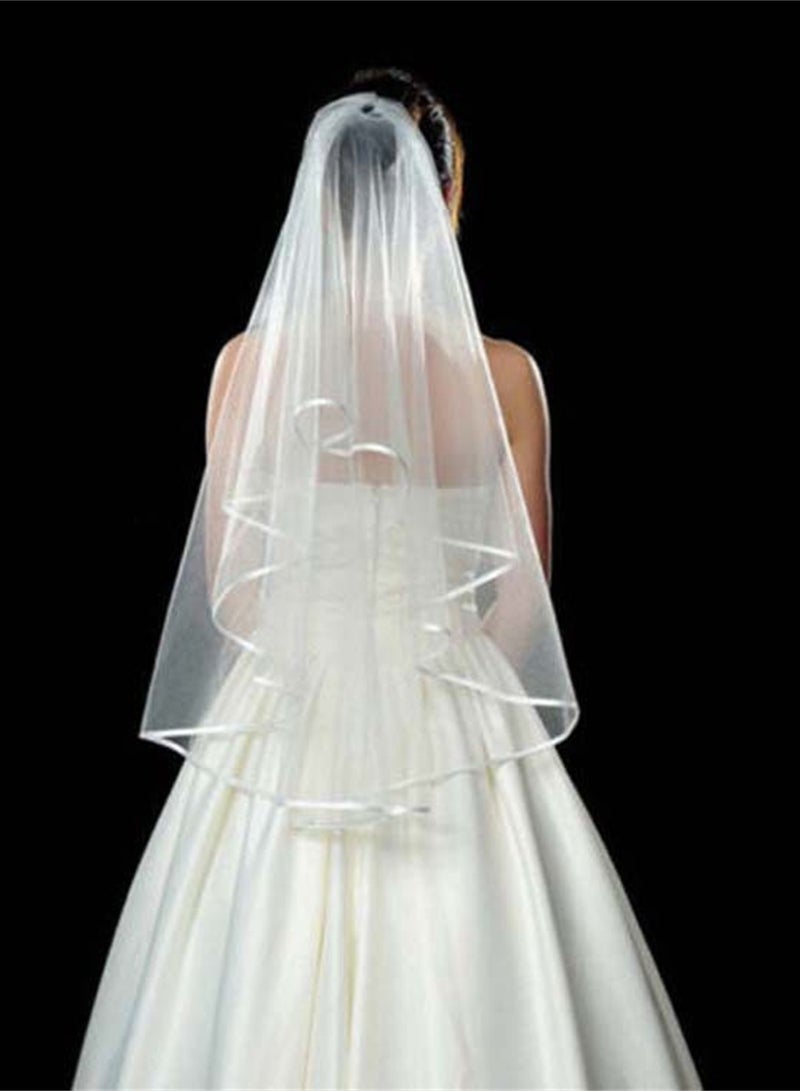 Bride Sash and Headwear Veil Set for Bachelorette Party and Bridal Shower - Image 3