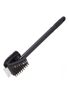 Grill Mark 3-in-1 Scraper and Padded Grill Brush Black 3 x 17.3 x 4 Inch 75551  - Image 2