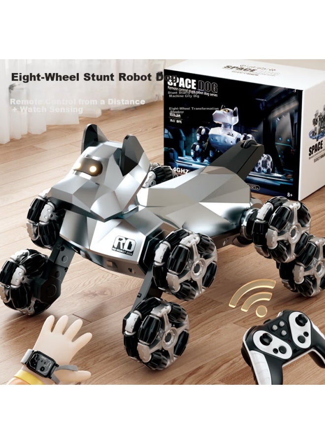 Dimanqi Remote Control Robot Dog, Children's Toy, Boys' Remote Control Gesture Car, Transforming Robot, Birthday Gift For Kids - Image 1