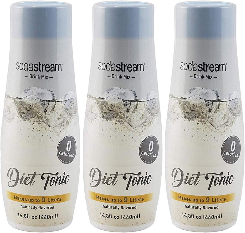 SodaStream Diet Tonic Drink Mix, 440ml (3 Pack) - Makes 9 Liters of Sparkling Water - Image 1