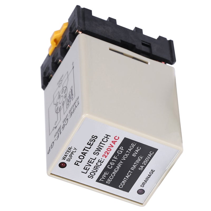 C61F-GP AC220V 50/60HZ Liquid Floatless Level Switch Controller With Base - Image 5