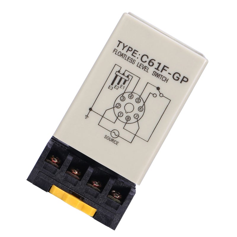 C61F-GP AC220V 50/60HZ Liquid Floatless Level Switch Controller With Base - Image 3