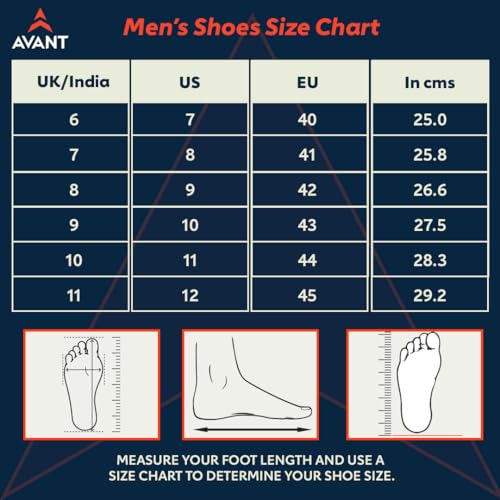 AVANT Men's Stark Black/Green Running Shoes - 9 UK (AVMSH092CL01UK9) - Image 4