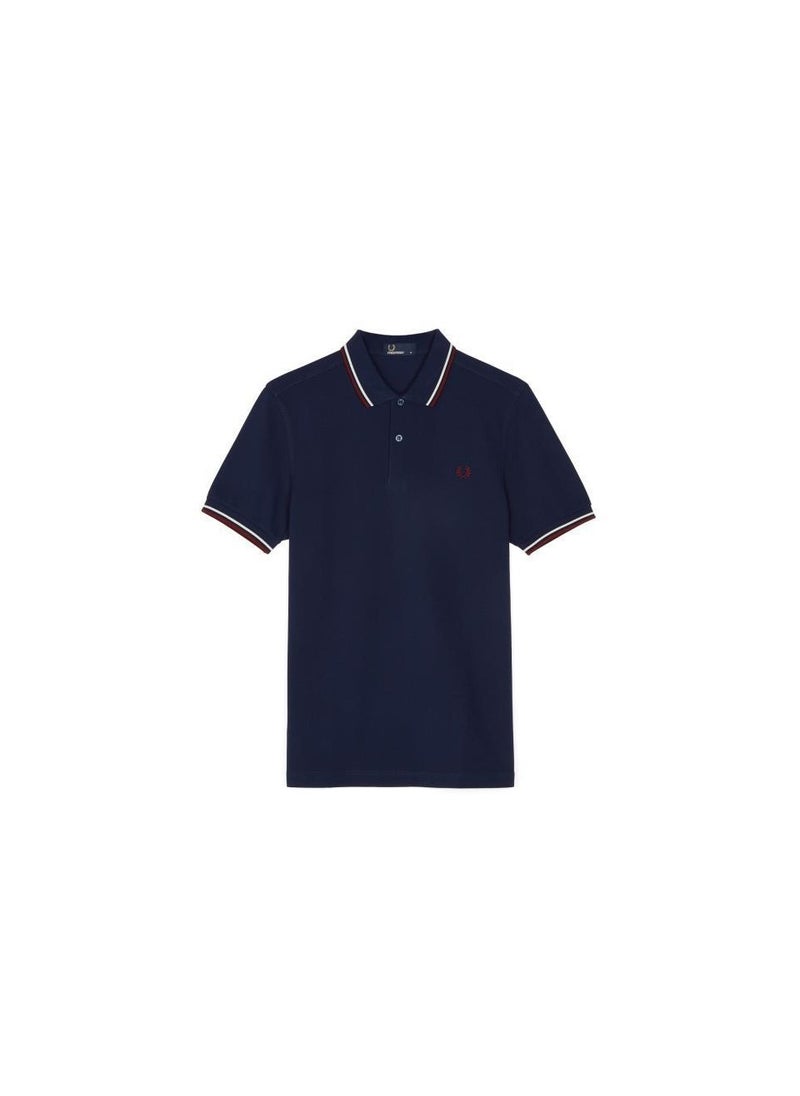 FRED PERRY Essential Logo Printed Polo Shirt  - Image 1