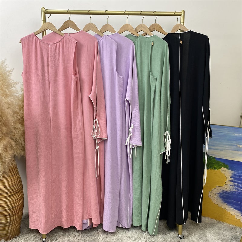 Monica Fashion Sleeveless Dress & Cardigan Set for Spring 2025 - Image 5