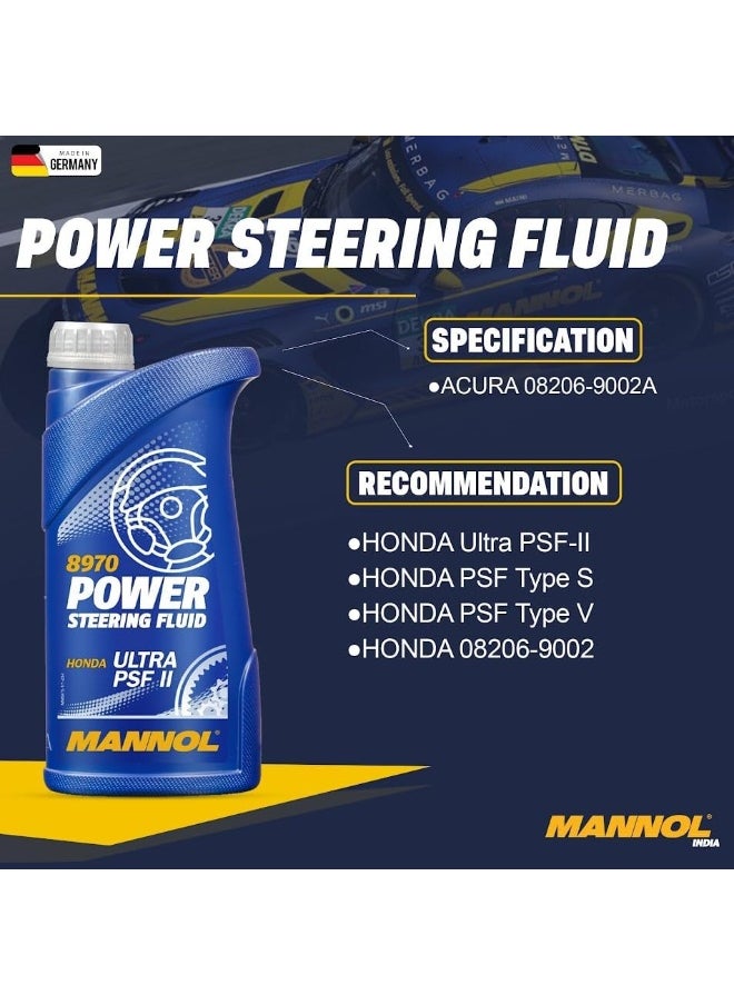MANNOL MANNOL 8970 Power Steering Fluid Ultra PSF II Imported from Germany 1 Litre  - Image 4