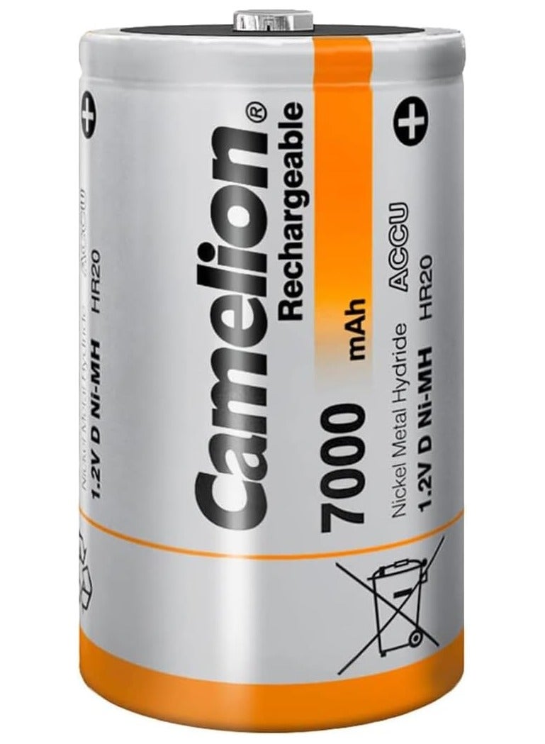 Camelion Camelion 17070220 Akku (NiMH, Mono, R20 (D), 7000 mAh, 2er) 6 Packs  - Image 3