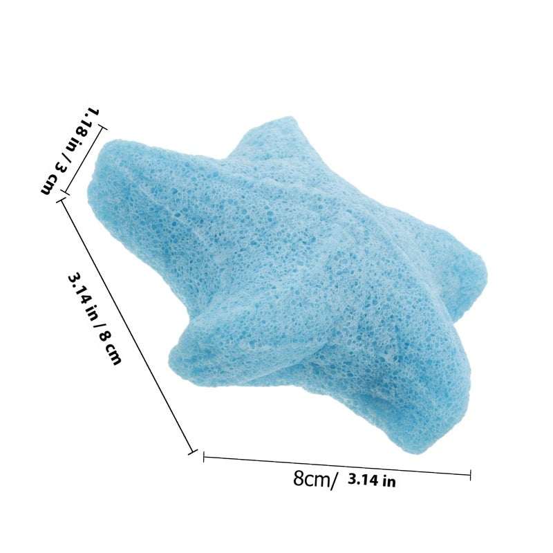 Blue Konjac Exfoliating Bath Sponge For Babies Gentle Skin Cleansing And Bathing Care - Image 3