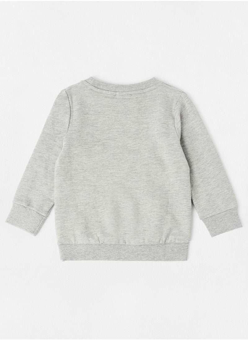 NAME IT - Kids Dinosaur Graphic Sweatshirt - Image 1