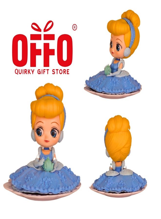 Offo مجسم سندريلا جالسة من أوفو | خفيف الوزن وجذاب ومتين، مناسب للديكور المنزلي ومكتب العمل وطاولة الدراسة (DPQP35) - Image 4