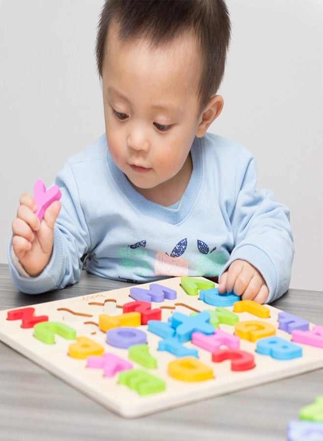Boby Wooden Number Puzzle Toys, ABC Letter & Number Puzzle for Toddlers 3 Year Old, Preschool Learning Toys for Kids, Educational Name Puzzles Gift for Boys and Girls - Image 4