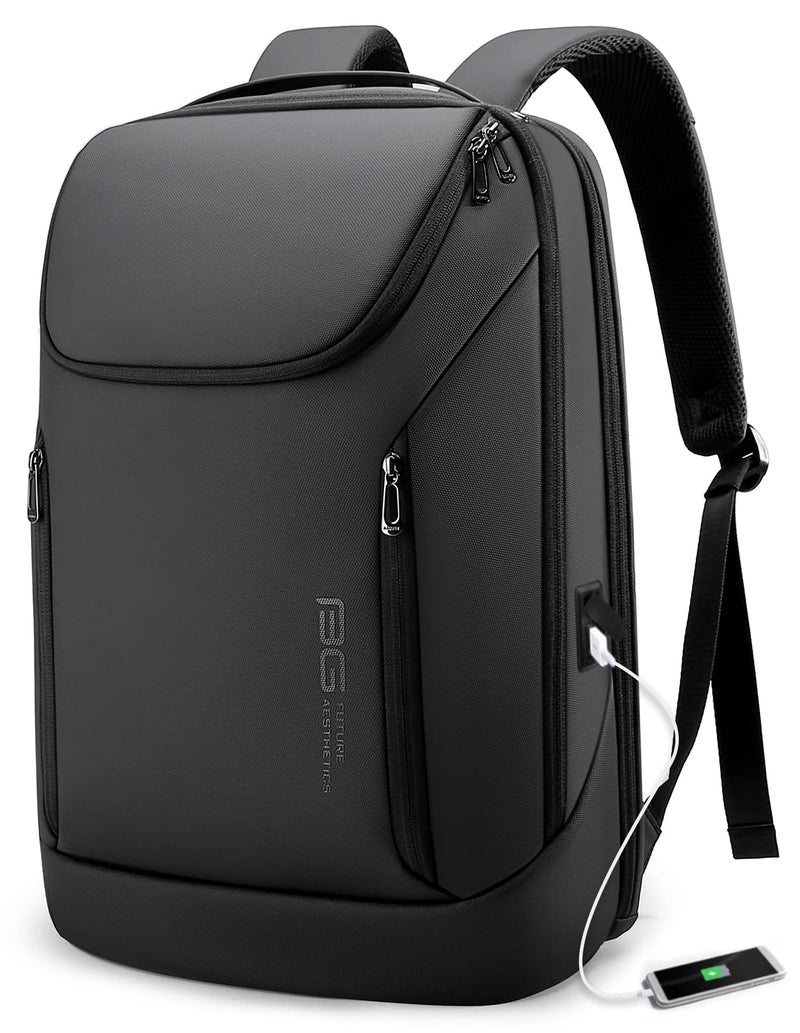 BANGE Business Smart Backpack Waterproof fit 15.6 Inch Laptop Backpack with USB Charging Port,Travel Durable Backpack - Image 1