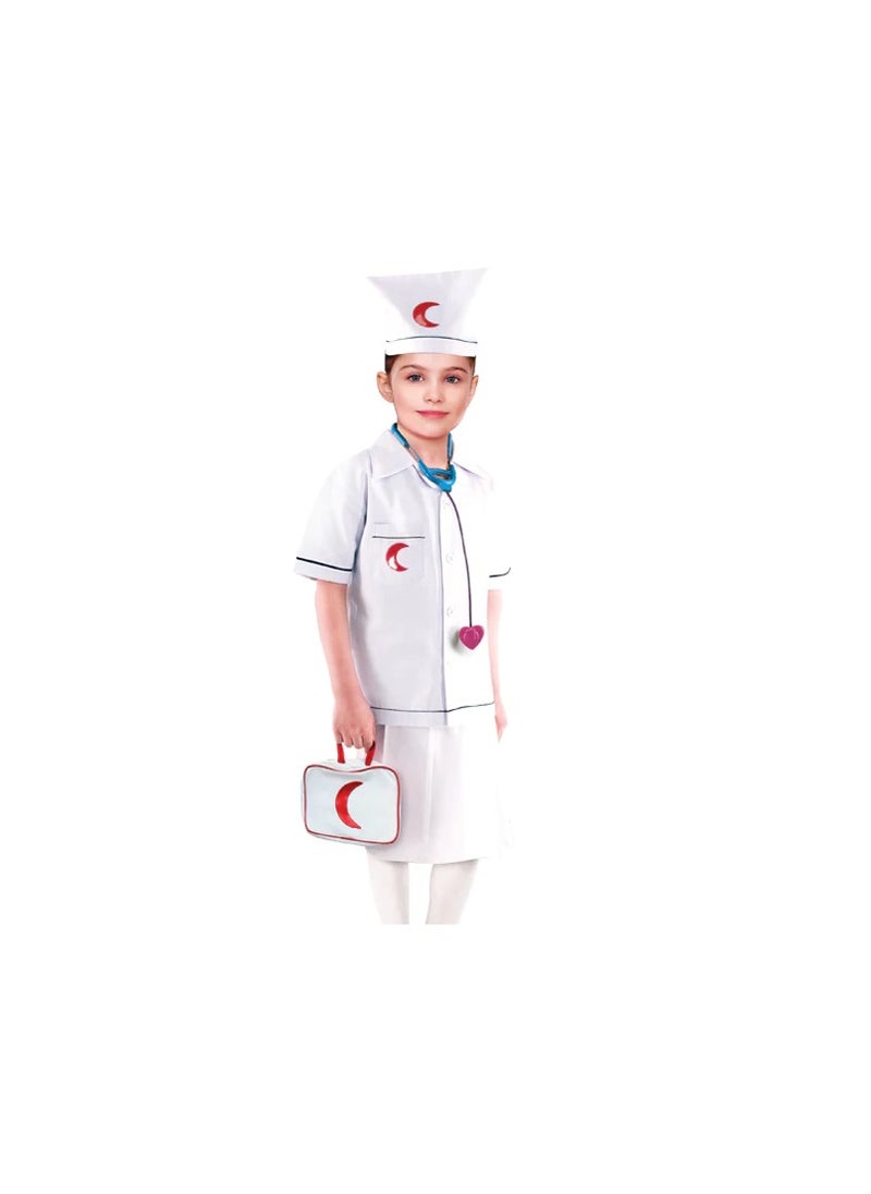 costumax - Toycee Doctor Costume Girl 6-7 - Image 1