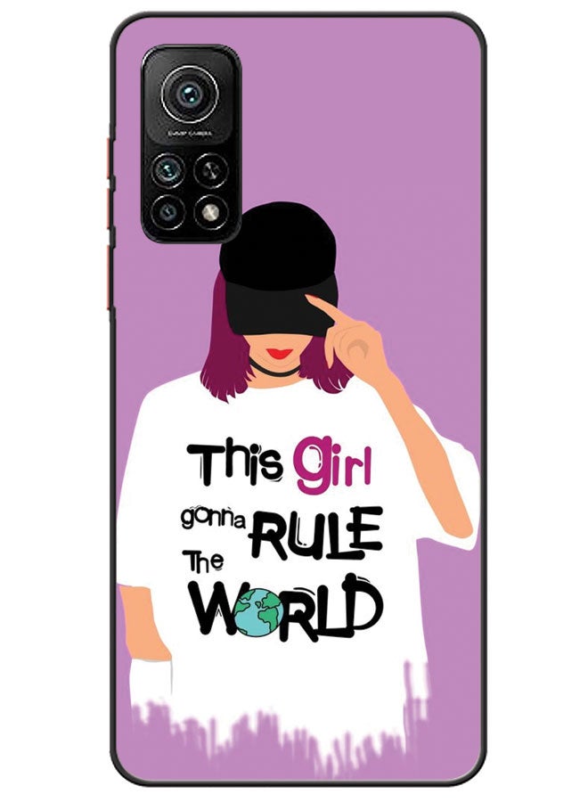EYE CATCH Protective Case Cover For Xiaomi Redmi 10T 5G Girl Gonna Rule The World  - Image 1