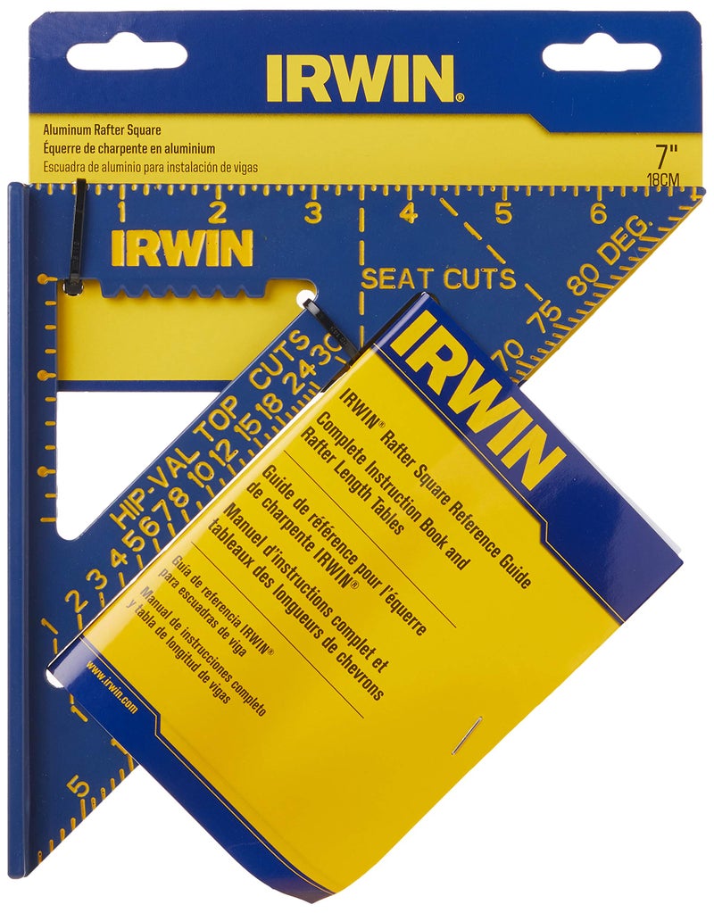 إيروين عوارض مربعة من الألومنيوم عالي التباين من IRWIN Tools باللون الأزرق مقاس 7 بوصات (1794463) - Image 2