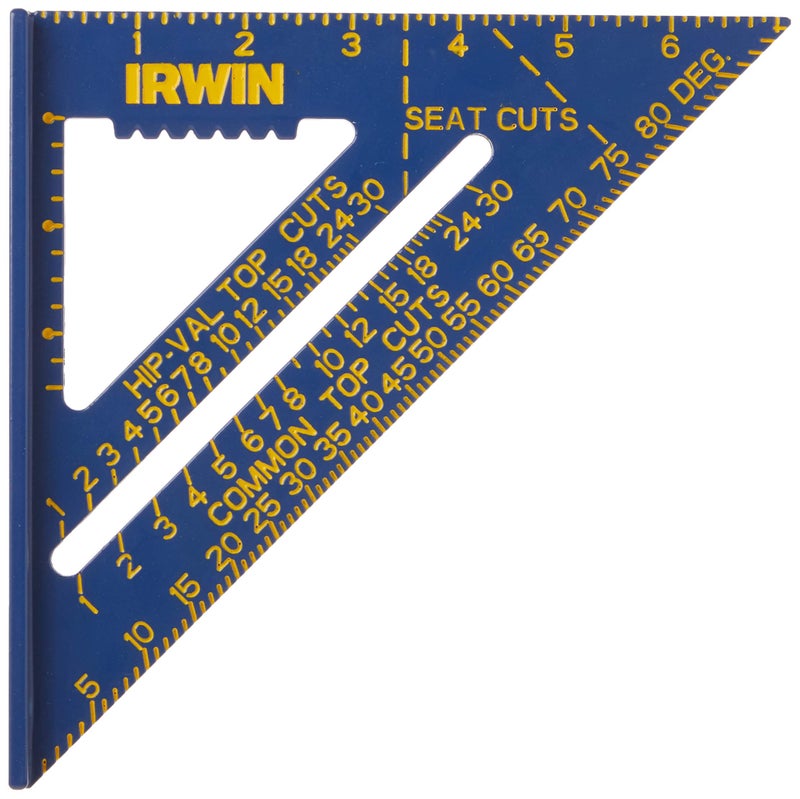 إيروين عوارض مربعة من الألومنيوم عالي التباين من IRWIN Tools باللون الأزرق مقاس 7 بوصات (1794463) - Image 1