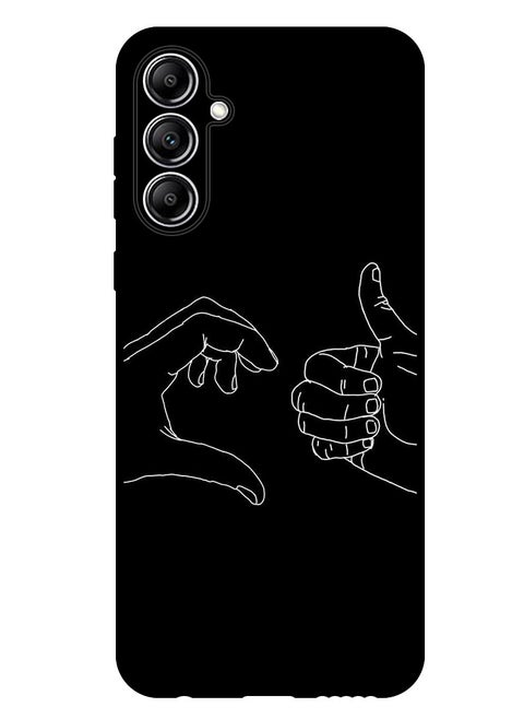Protective Case Anti Scratch Shock Proof Bumper Cover For Samsung Galaxy M15 Love thumbs up