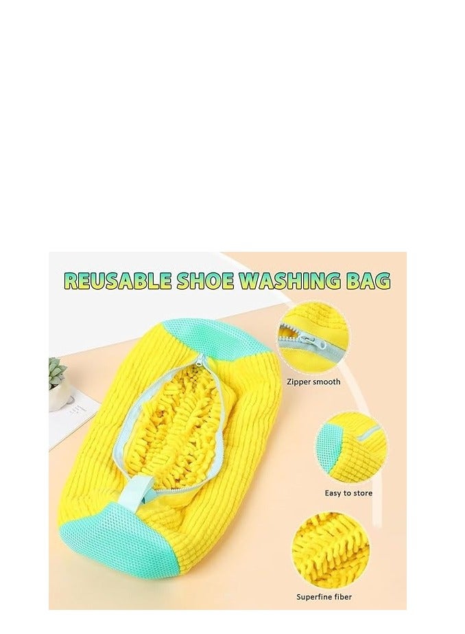 Durable and Reusable Zippered Shoe Wash Bag for Cleaning Shoes-051 - Image 3