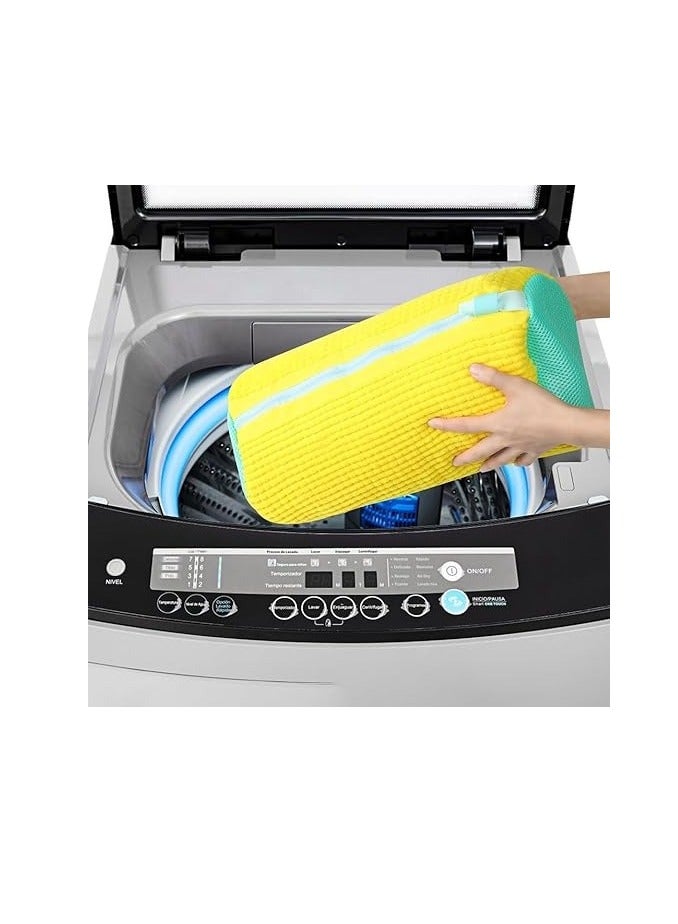 Durable and Reusable Zippered Shoe Wash Bag for Cleaning Shoes-051 - Image 4