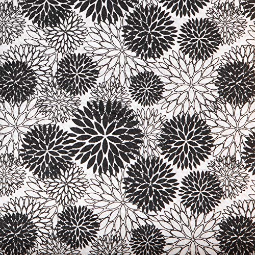 DII مجموعة بطانات الثلاجة والرفوف من DII غير لاصقة، قابلة للقص، قابلة للغسل في الغسالة، 12x20، داليا سوداء، 2 قطعة - Image 2